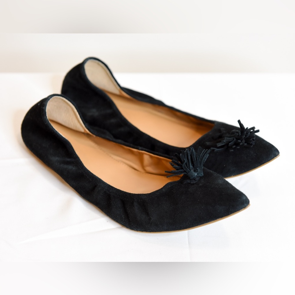 J. Crew Suede Stretch Flats Women’s Size 9